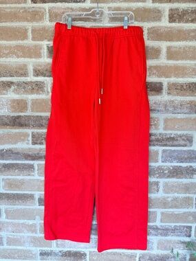 Garage Red Fleece Sweatpants